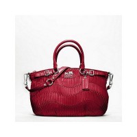 Madison Gathered Leather Sophia Satchel from Coach