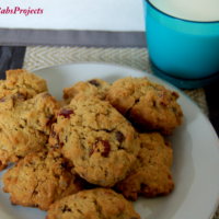 Chocolate Chip Almond and Cranberry Cookies
