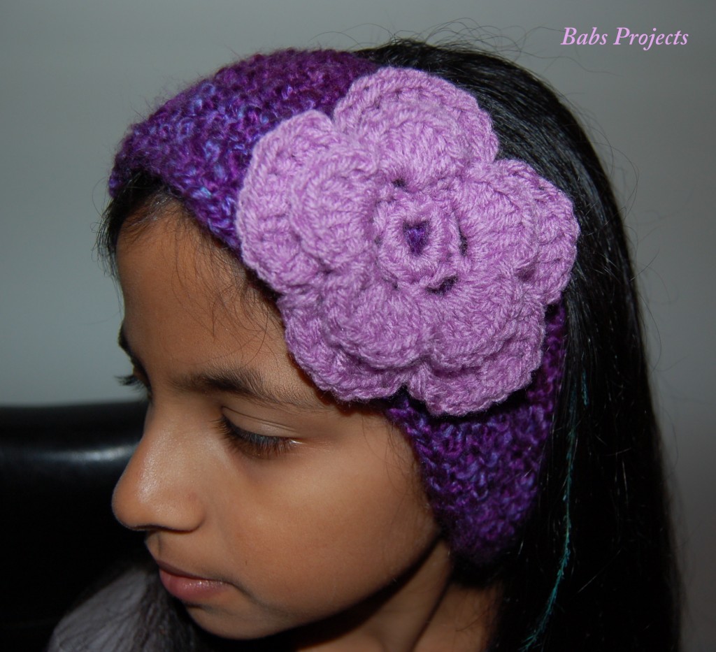 Floral Crochet Earmuffs