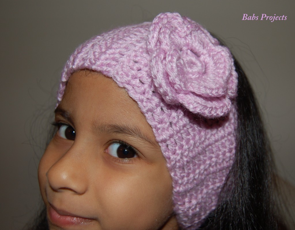 Floral Crochet Earmuffs