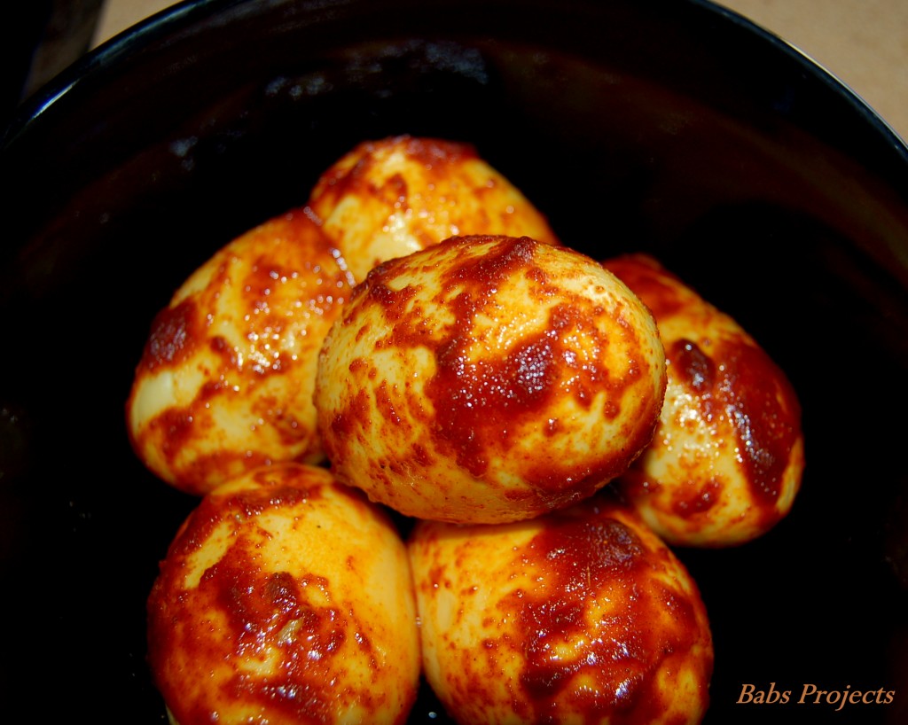 Spicy Masala Eggs, Spicy Egg Ghee Roast