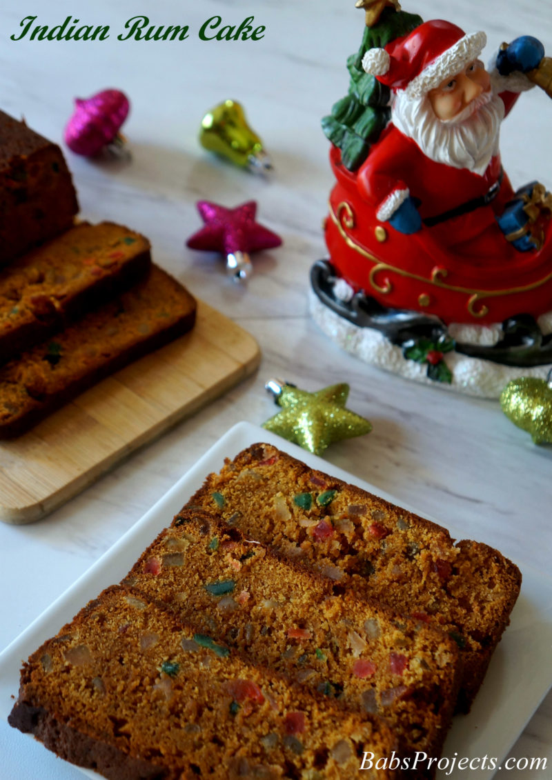 Indian Rum Cake, Fruit Cake, Christmas Cake 