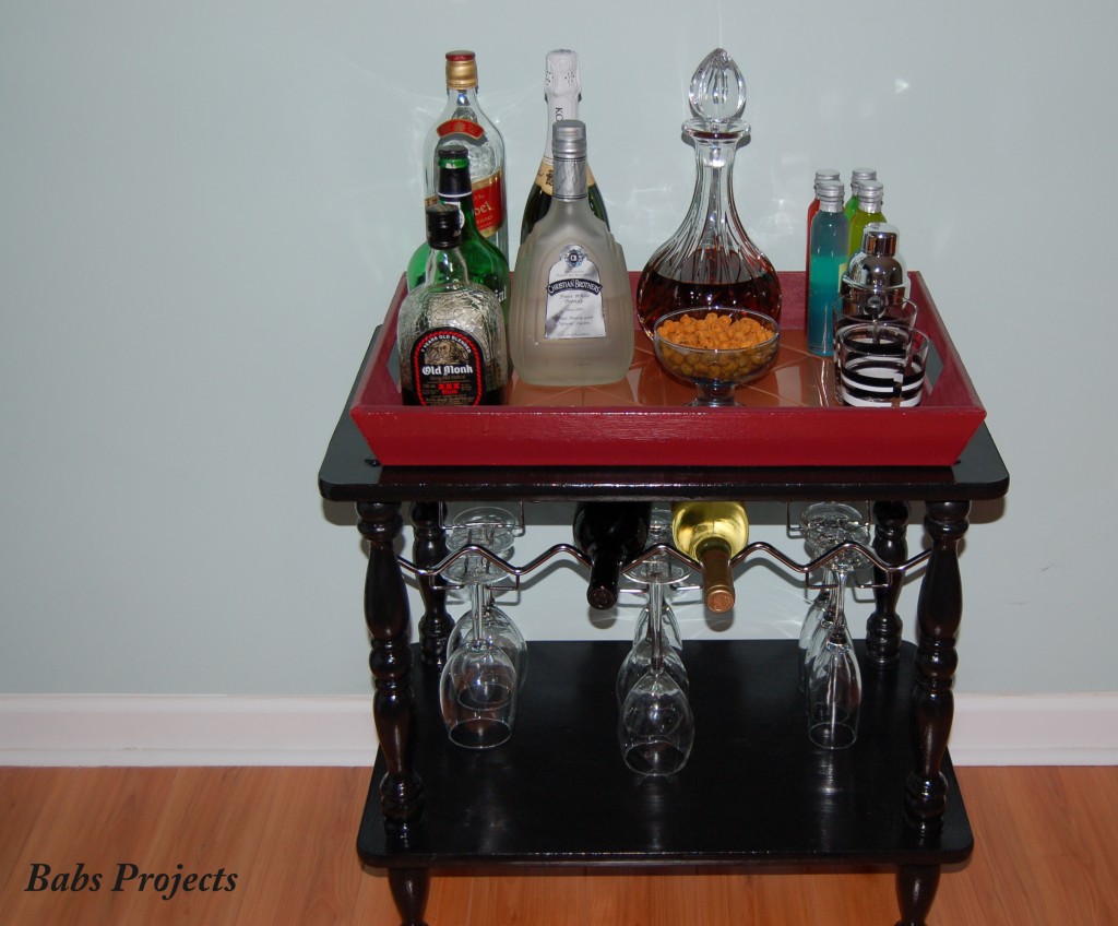 Portable Mini Bar - DIY Project - Babs Projects