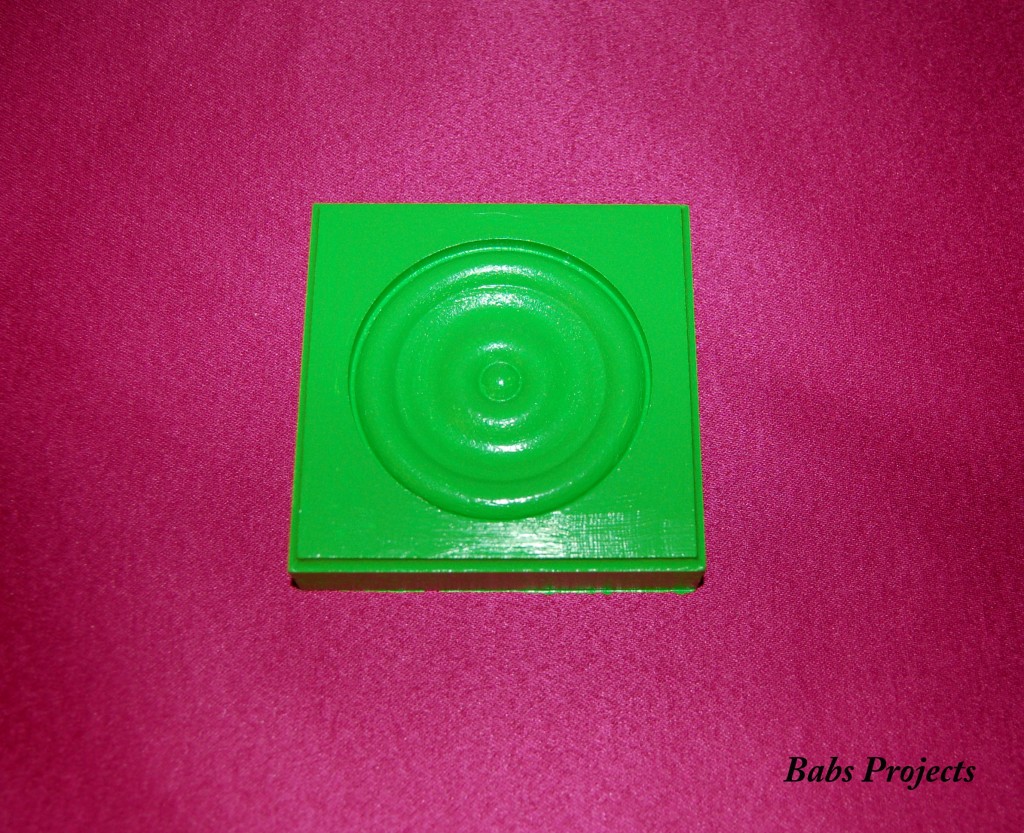 "Painted Base for Bangle Holder"