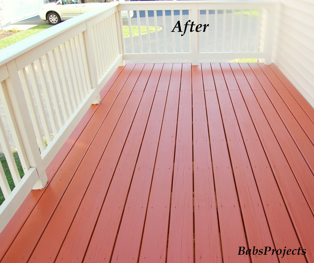 Deck Makeover After 