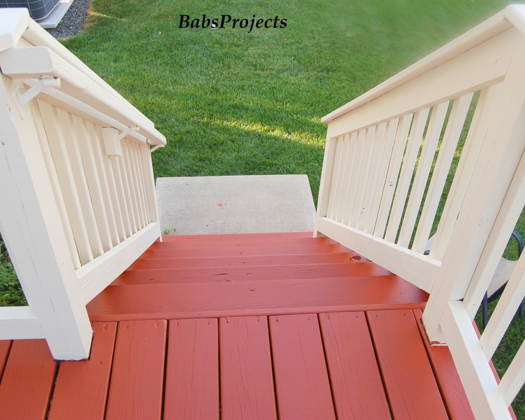 Deck Makeover Stairs