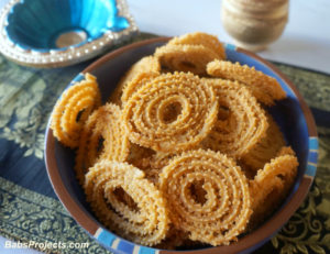 Rice Flour Chaklis in a Bowl