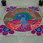 Peacock Rangoli