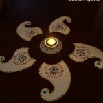 Readymade Diwali Rangoli Diya