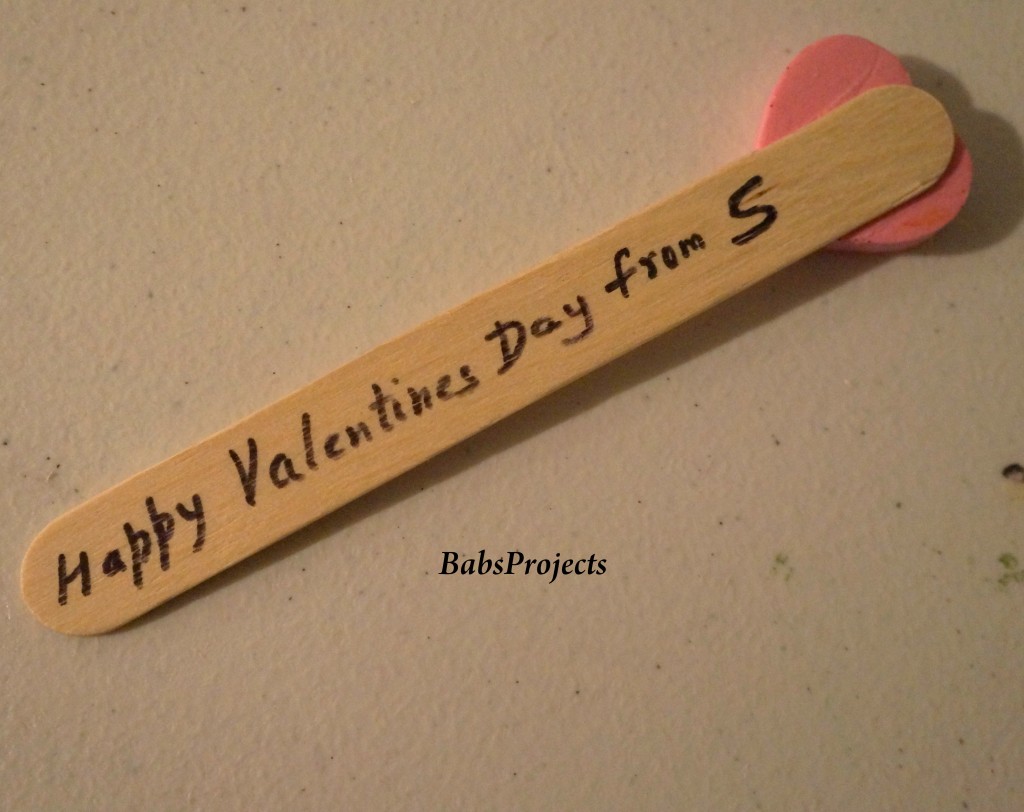 Hershey Kisses Valentine's Day Treats stick