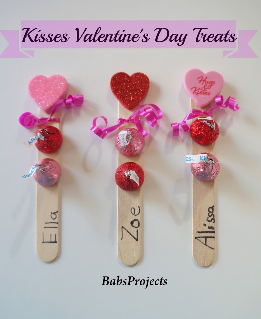 Hershey Kisses Valentine's Day Treats stick