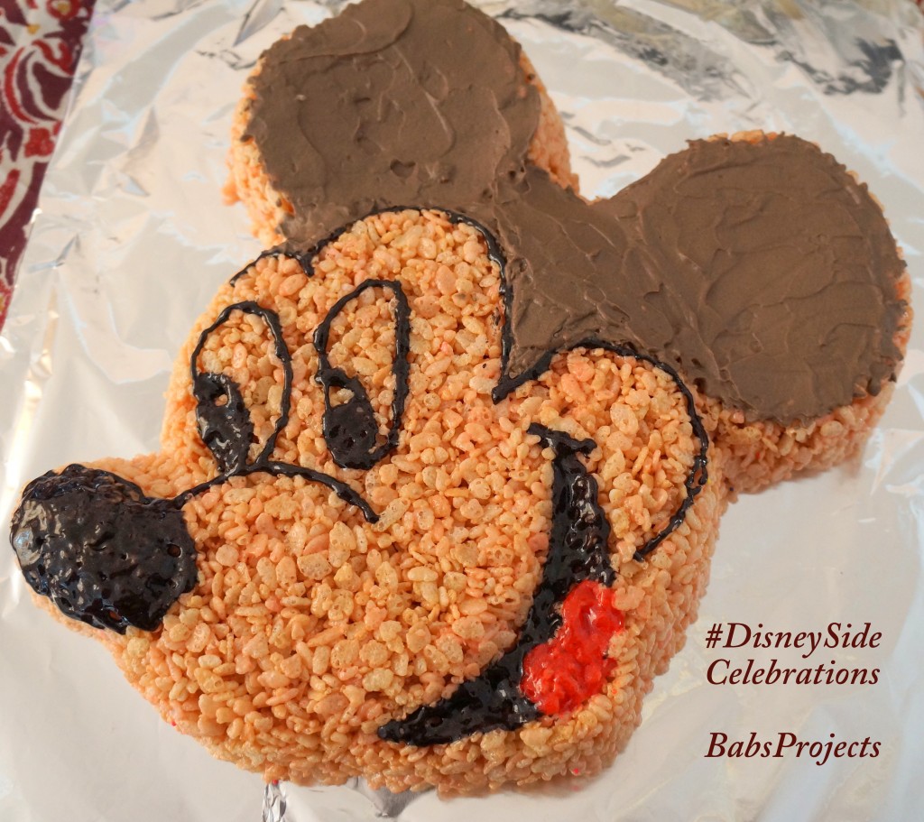 Rice Krispie Mickey Cake