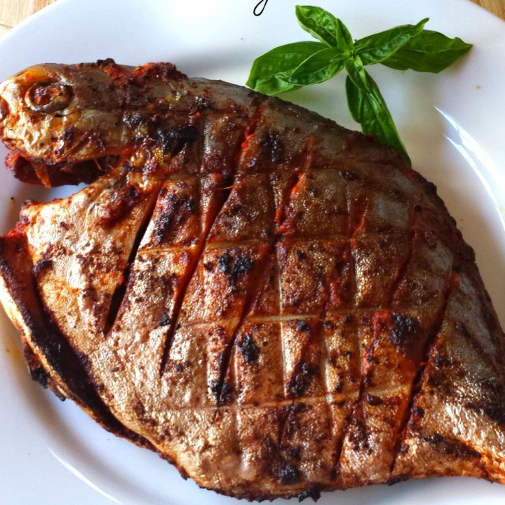 Grilled Pompano | Grilled Pomfret