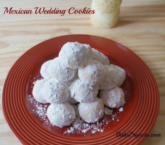 Mexican Wedding Cookies Polvorones Babs Projects