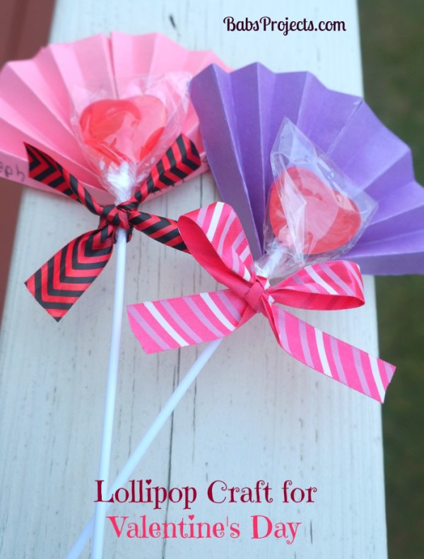 Lollipop Craft Valentine