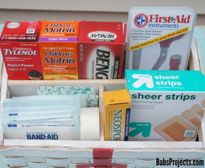 Diy First Aid Kit/Basket