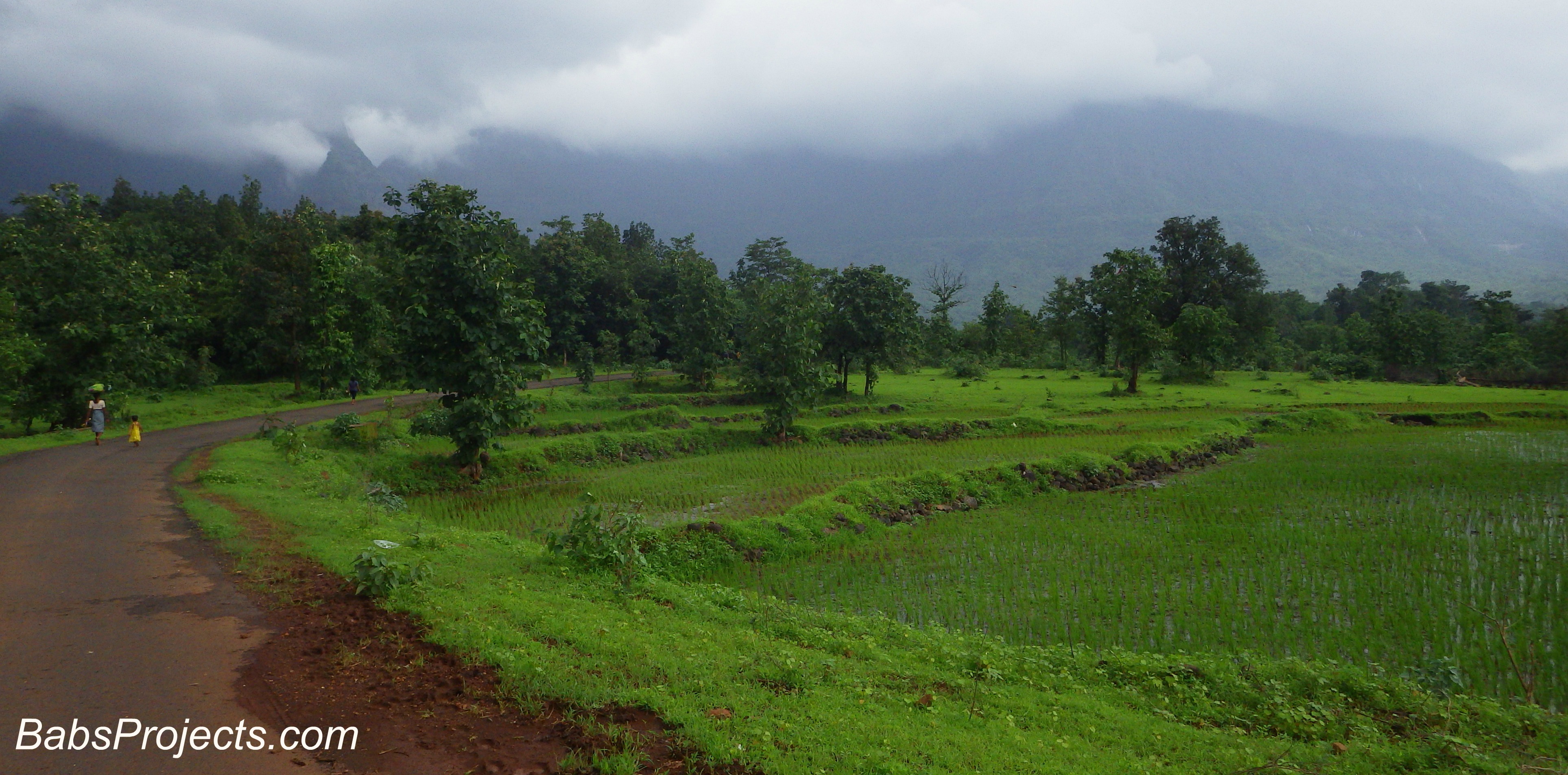 Murbad Waterfalls in Singapur Village