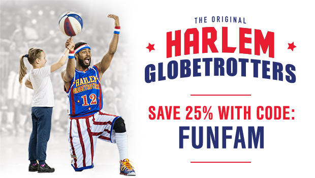 Harlem Globetrotters, 25% ticket prices for the whole family in the NYC area