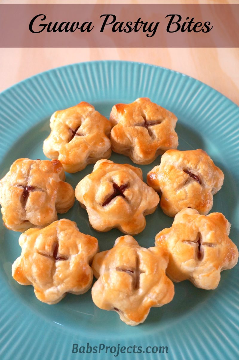 Guava Pastry Bites Made With Guava Paste and Puff Pastry