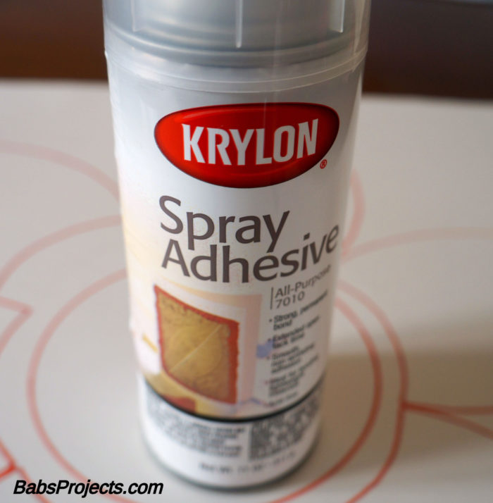 Krylon Spray Adhesive for Fabric Kundan Rangoli
