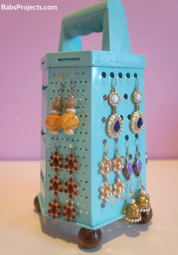 Grater Earring Holder