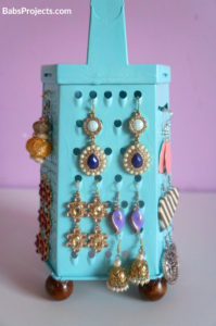 Grater Earring Holder