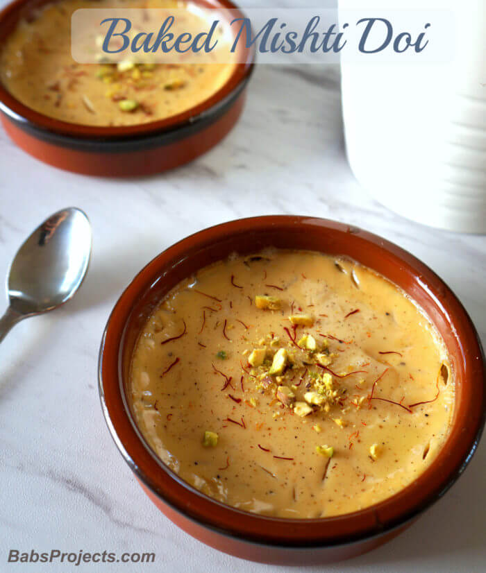 Baked Mishti Doi