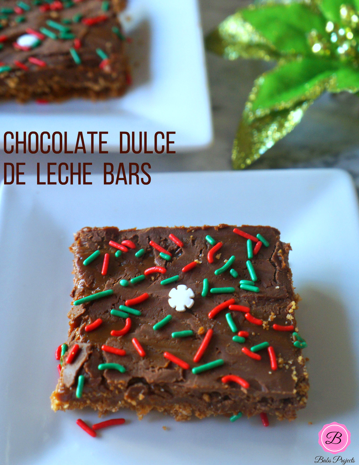 Chocolate Dulce De Leche Bars Recipe – Babs Projects