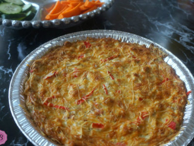 Crab-Dip in Pie Plate