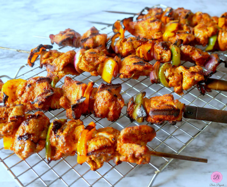 Chicken Spiedini - Grilled Chicken Skewers - Inside The Rustic Kitchen