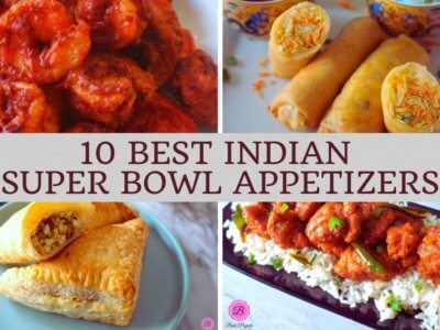 Collage of Recipes for Super Bowl