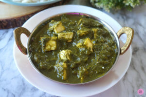 Close Up Picture of Palak Paneer