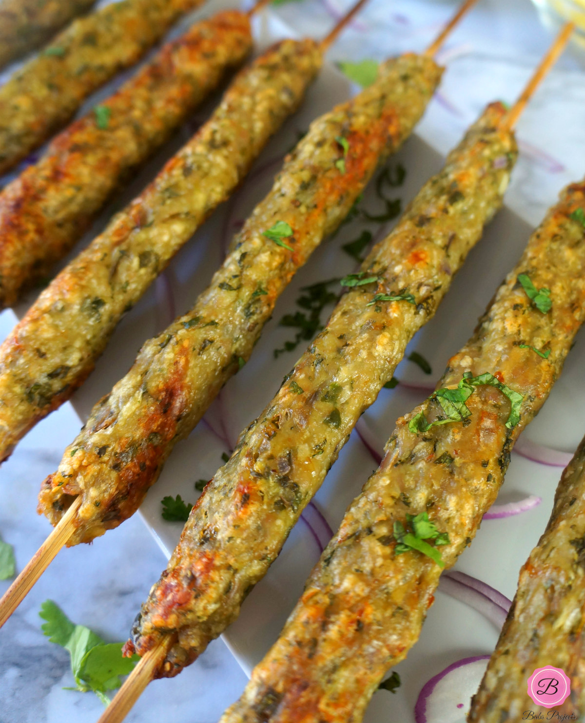 Ground Chicken Seekh Kebabs 