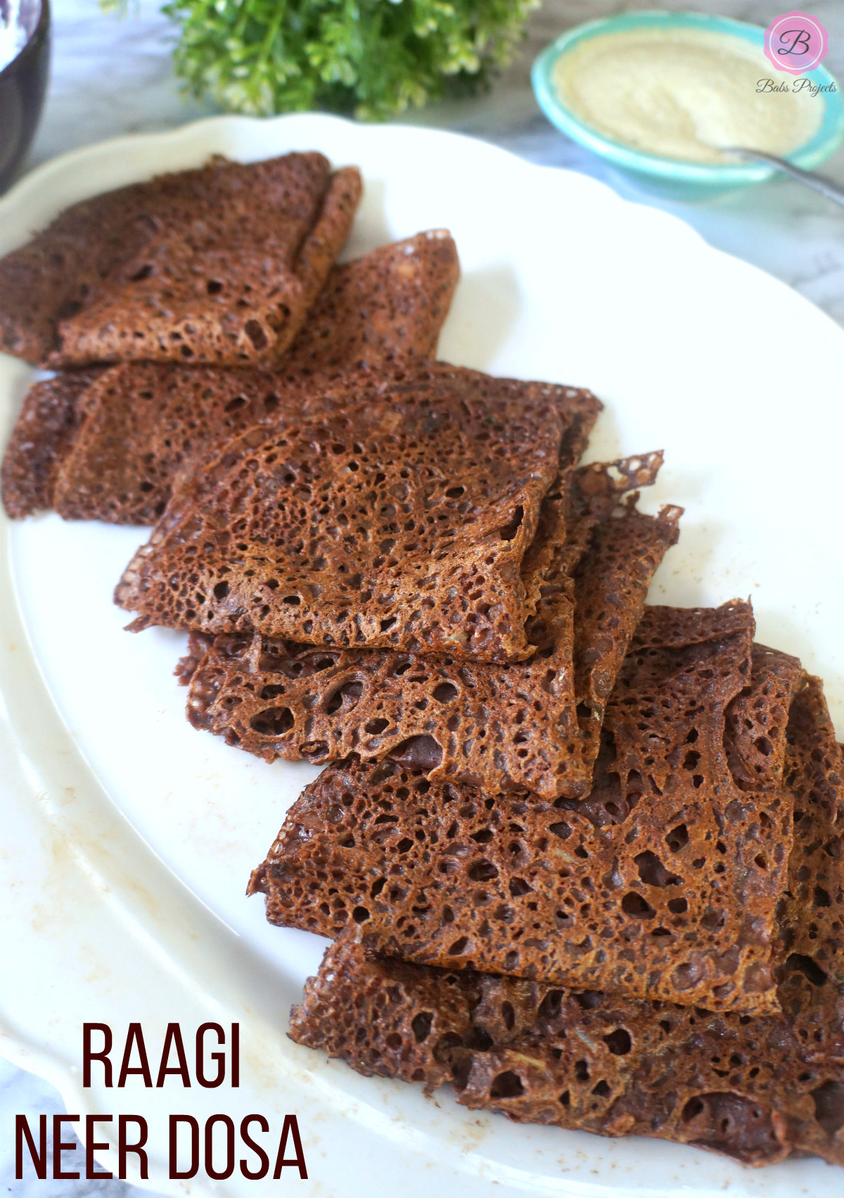 Black Bean Dosa/Crepe - Easy and Instant