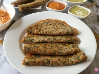 Tev Dosa on a White Plate